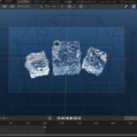 Blender   透き通った氷 ・回転アニメーション