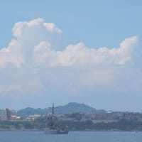 多用途支援艦が松山に寄港♪（7月13日）