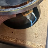 古スピーカー　エッジ交換に挑戦を