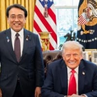 赤沢亮正経済再生担当大臣、ドナルド・トランプ大統領と会う