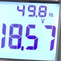 零相変流器(ZCT)mVを増やすために2回、貫通させて出力が倍になるのかを確認してみる．．．。