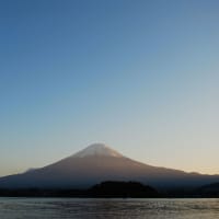 夕刻の富士(大石公園)