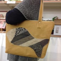 魚のアップリケバッグ（生徒さんの作品）
