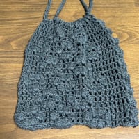 メッシュ模様巾着