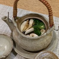 プノンペンで松茸土瓶蒸し　くずし割烹　安達