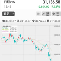 ブラックマンデーでしたね(^_^;)