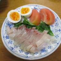 おばさんの料理教室　イトヒジキアジの刺身😡