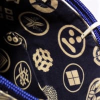 正絹紺地製合切袋金波ぼかしの納品