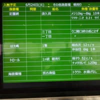 本日「ウニ口開け」