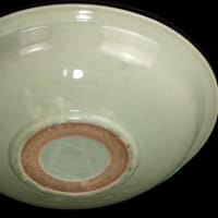波佐見青磁　草文陰刻大鉢　その２