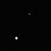 今夜の木星と土星は大接近