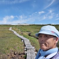 過去一の苗場山。