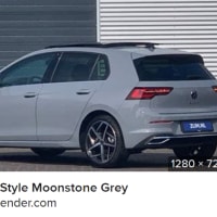 VW Golfのムーンストーングレー色