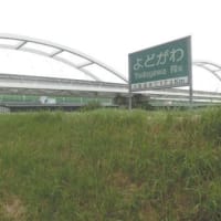 鳥飼大橋と舟渡し（東海道五十七次歩き旅・摂津国）