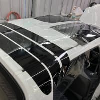 JA4 リヤ3面スモークフィルムDIY施工