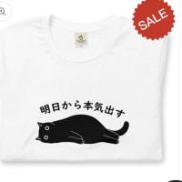 面白猫Tシャツ！