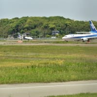 福岡空港で飛行機の撮影