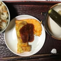 朝食　卵焼き　五目ずし