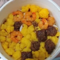 昨日夕飯にカップヌードル食べました