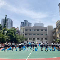 2023.5.27月島第二小学校、体育発表会　盛大に挙行。