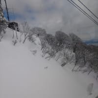 大寒波なので　たまには　電車で琵琶湖バレイスキーへ