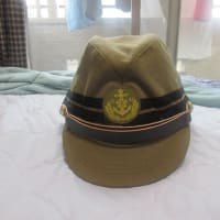中田商店の海軍士官用第三種略帽の革製あご紐