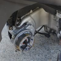 AXISＺのリヤブレーキの鳴き対策🔧