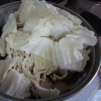 白菜鶏牛蒡つくね鍋