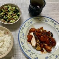トマトたっぷりのさわやかな料理