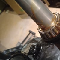 KX250X ステムベアリンググリスアップ