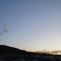 黄昏　7.4.15 　　休み
