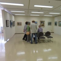 第５１回　鹿児島自然美画会展（2024）・・・鹿児島市立美術館　地下ロビー