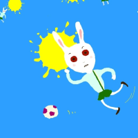 ウサギの目