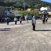 川内地区コミ高齢者部　ペタンク大会終了