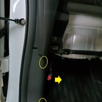 フリード　GT系　ミラー下降装置取付