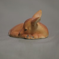 水陶の陶器人形