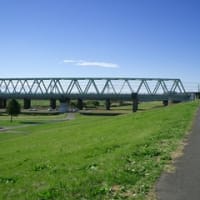 利根川にかかる鉄橋　三景