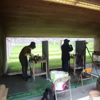 ニッコー栃木綜合射撃場で、火縄銃の射撃競技大会を見学しました。