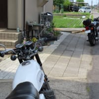 バイクで師匠と天領の里