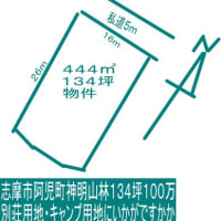 520志摩市阿児町神明100万円別荘やキャンプ用地にいかがですかNEW