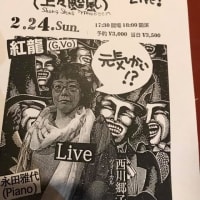 現在休止中の「上々颱風」の紅龍と郷ちゃんの単独ライブが・・