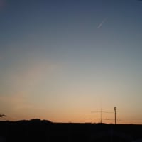 夕陽の中を疾走