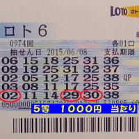974回ロト６（当たり）