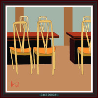 Tables and chairs 6447／テーブルと椅子　