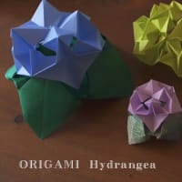 あじさい折り紙 立体 花 Hydrangea Origami Tutorial 折り紙で遊ぼ Ayukane
