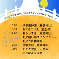 【7月17日（木） 十七夜七夕祭 🎋】