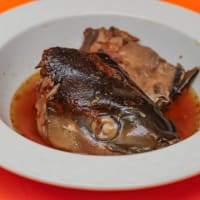 2025.04.21の夕食　ハマチの煮物