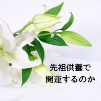 先祖供養で開運するのかという話