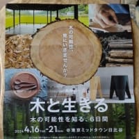 木と生きる　東京ミッドタウン日比谷　セミナーと展示