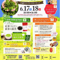 １７日（」℃）、１８日（日）・・・石川県産のお茶まつり・・・加賀市打越へドライブでお出かけしてみてはいかが？